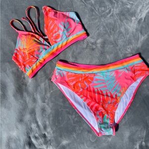 Tropical Pink Bikini Set